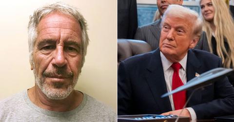 Photo of Jeffrey Epstein and Donald Trump