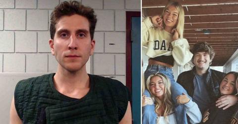 Photo of Bryan Kohberger; picture of four murdered Idaho college students.