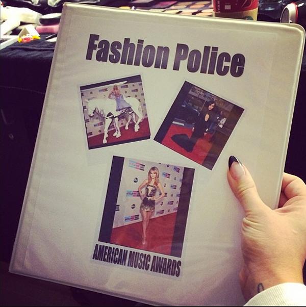 Fashion police amas 2013