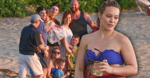 hilary duff bikini family vacation