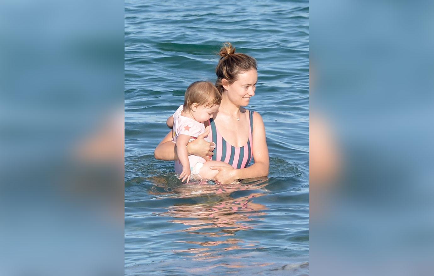 Olivia Wilde Beach Baby Hawaii