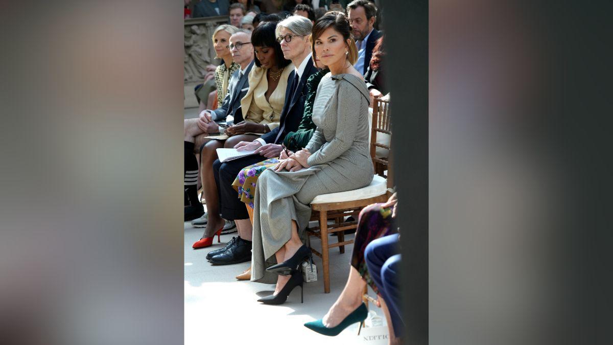 image of Some on social media slammed her gown as 'boring.'