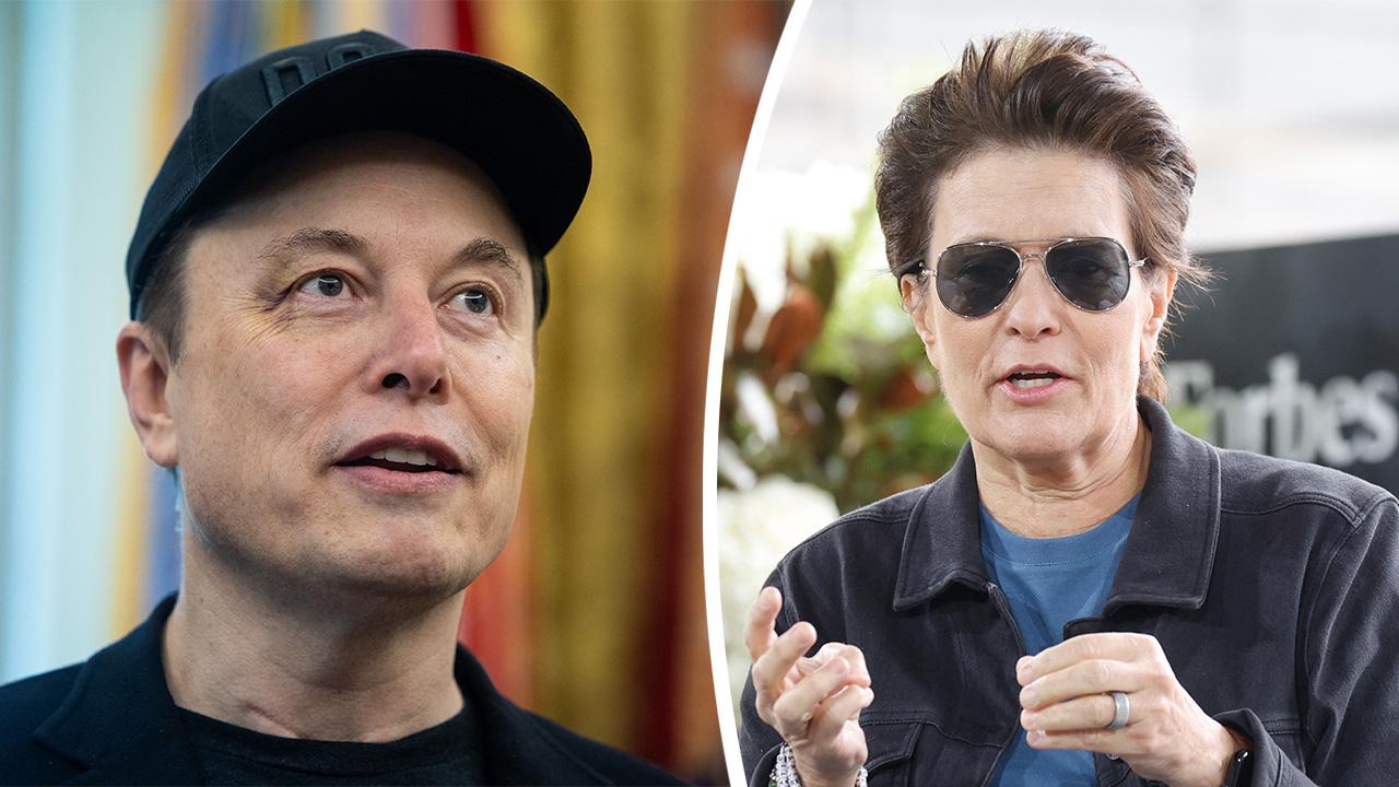Image of Swisher pointed to Musk's failed work with DOGE and said he has incentive to keep Donald Trump and Republicans in power.