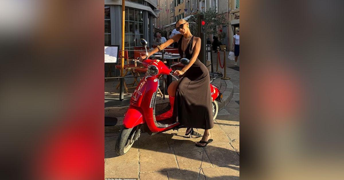 image of Bella Hadid Hadid was first diagnosed with Lyme disease in 2012.