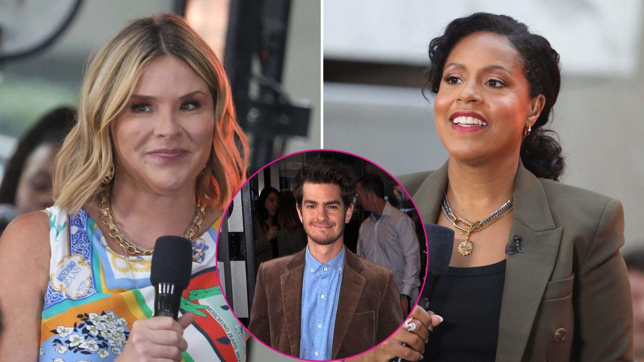 Jenna Bush Hager, Sheinelle Jones, Andrew Garfield
