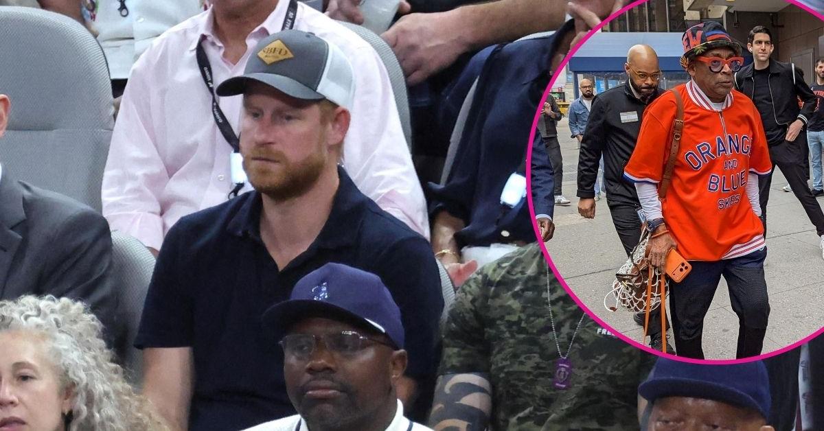 Spike Lee Snubs Prince Harry's Handshake During Knicks…