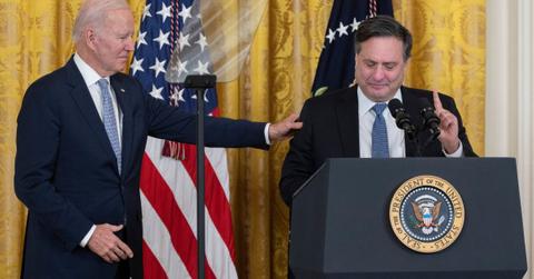 photo of Joe Biden and Ron Klain