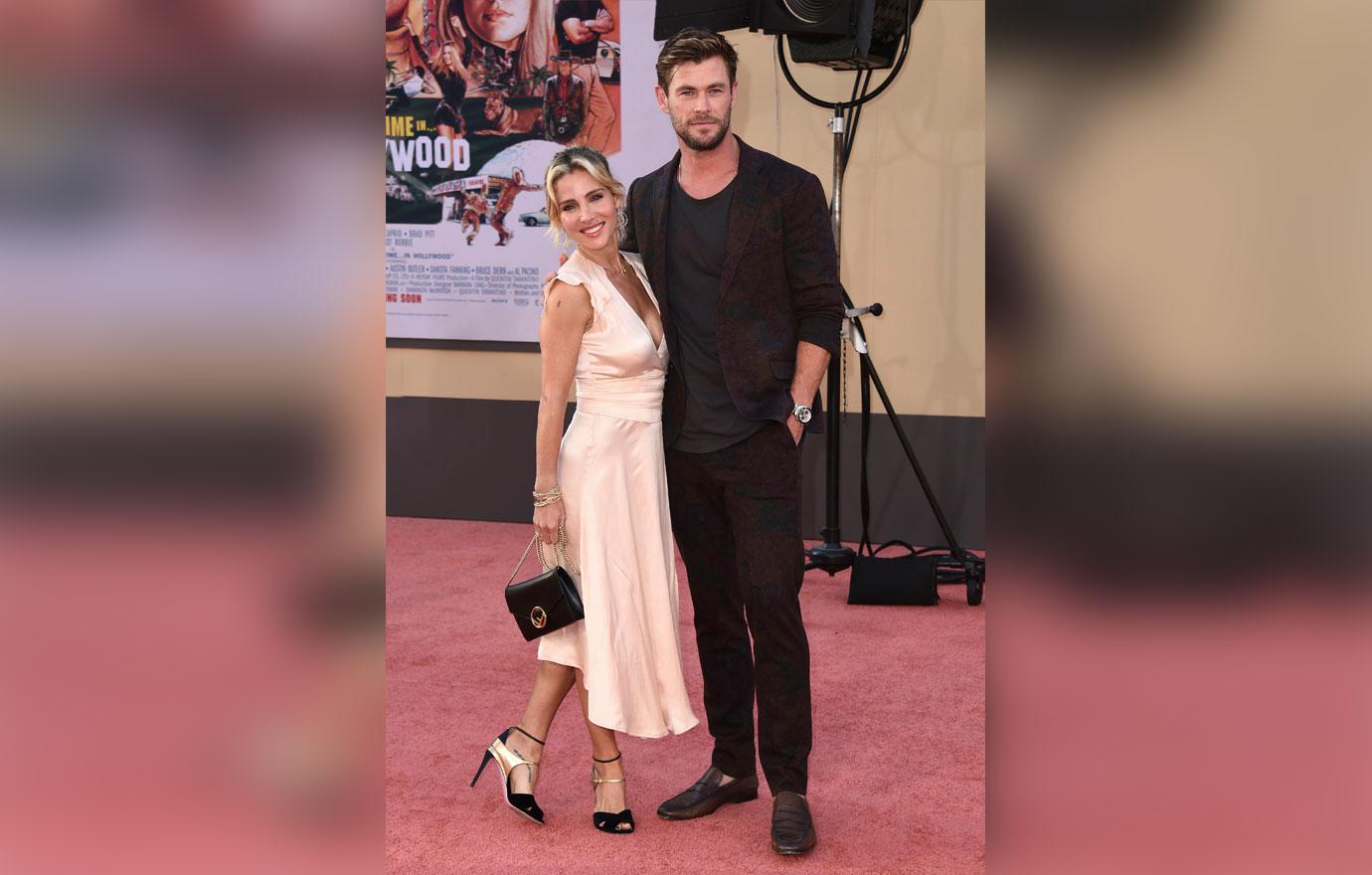 Elsa Pataky And Chris Hemsworth On Red Carpet Slams Miley Cyrus