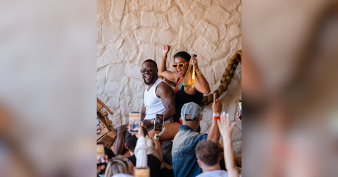 kevin hart and wife eniko are total relationship goals at omnia dayclub in las vegas