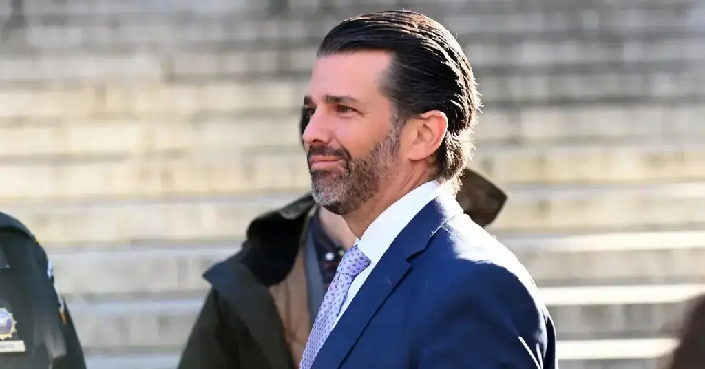 donald trump jr accused drugs struggling eyes open new video