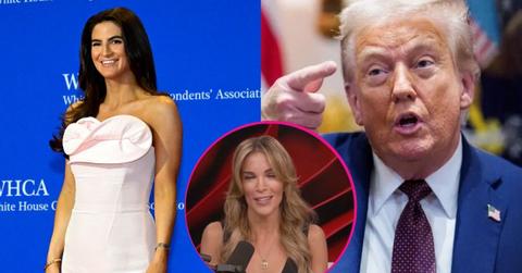 image of megyn Kelly, trump, Kaitlan collins
