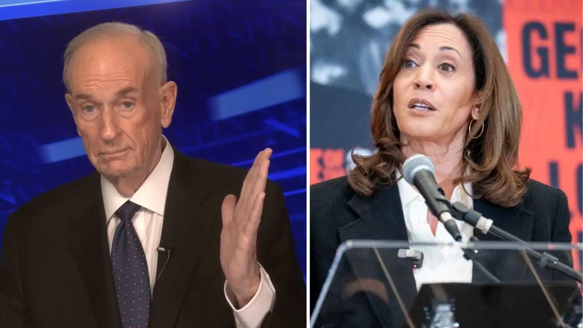 image of 'She has no solution to any problem at all,' Bill O’Reilly said of the 2024 Democratic presidential nominee. 