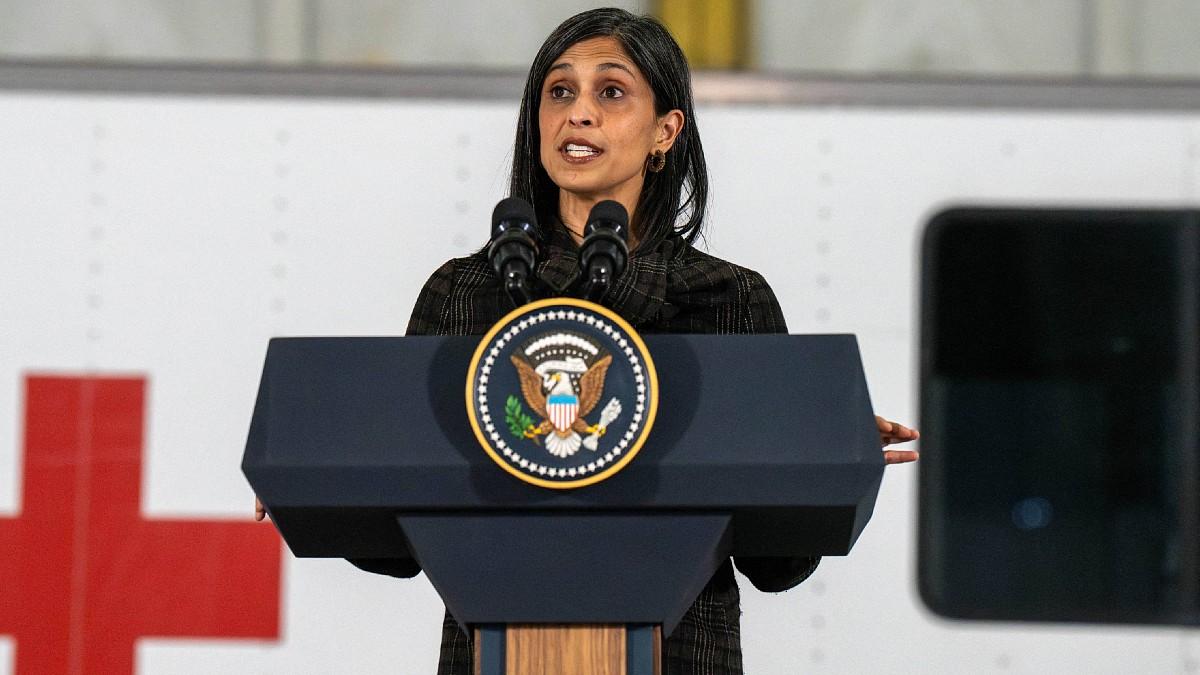 image of Usha Vance spoke about her relationship with her husband on her podcast.