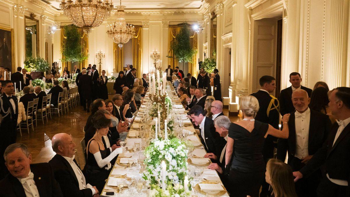 Image of The state dinner faced criticism.