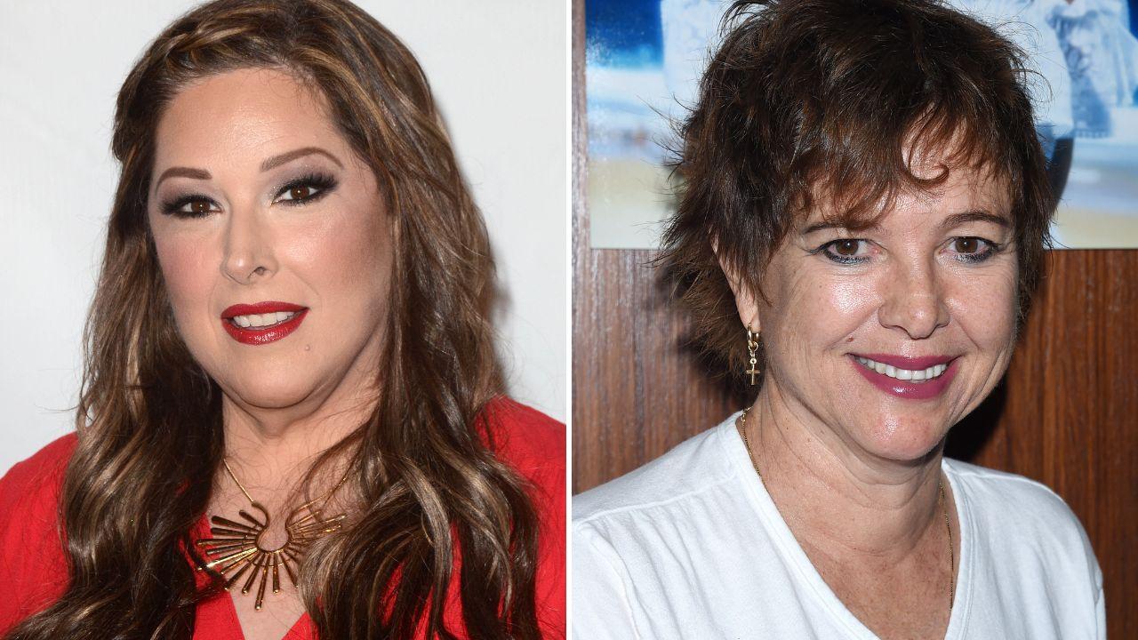 Split photo of Carnie Wilson and Kristy McNichol