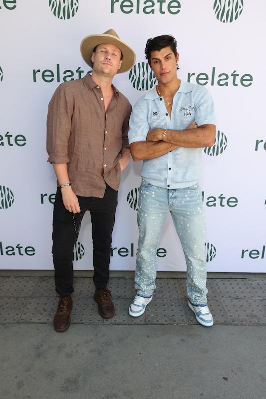 jordan patrick smith at lucas castellanis brunch in celebration of the announcement of his wellness brand relate at juniper lounge garden at  hotel west hollywoodphoto creditmichael simon