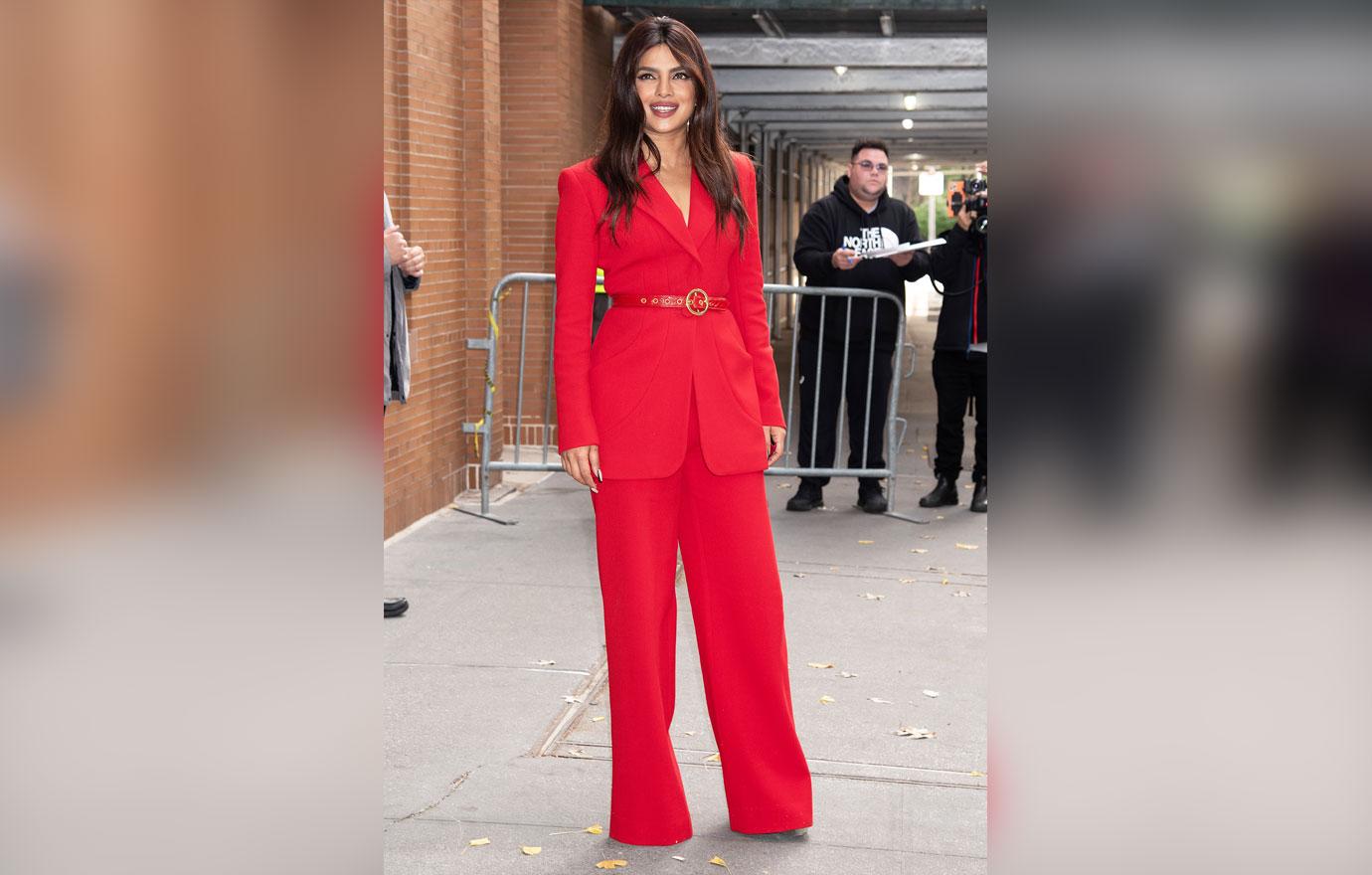 priyanka chopra exits the view television taping