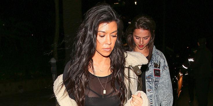 *EXCLUSIVE* Kourtney Kardashian bares all for a trip to church with Justin Bieber