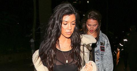 *EXCLUSIVE* Kourtney Kardashian bares all for a trip to church with Justin Bieber