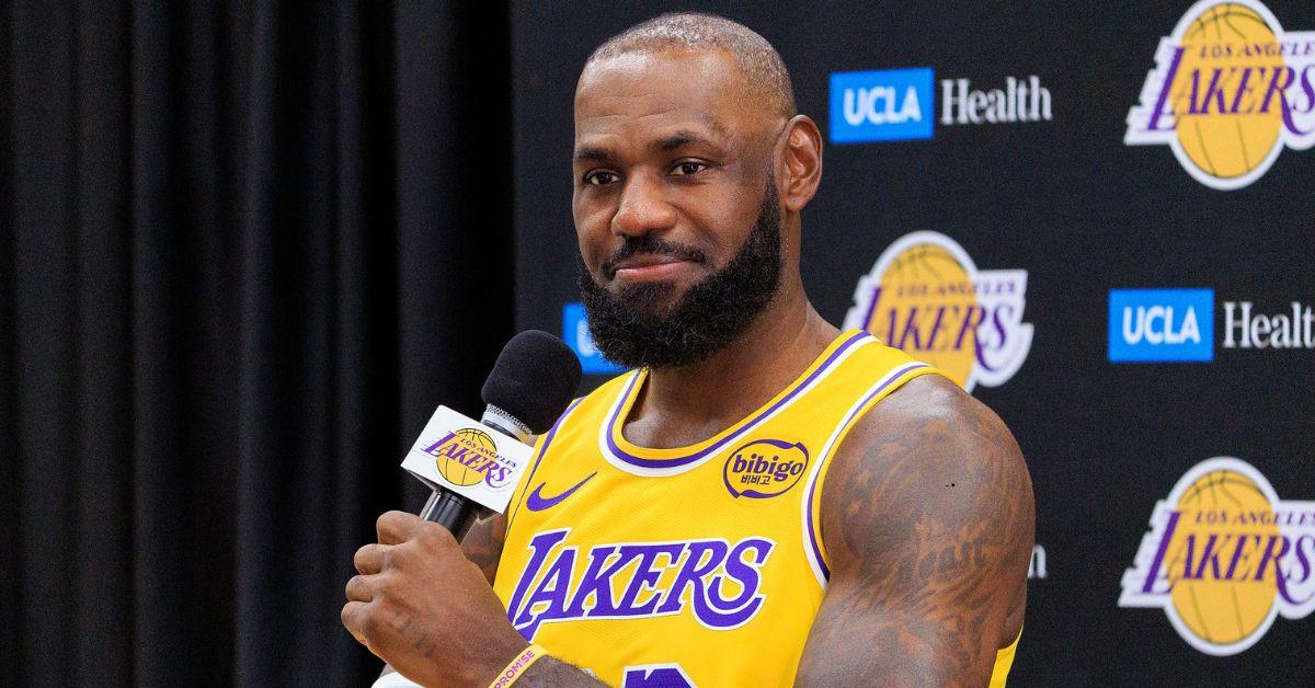 Image of LeBron James reportedly attended Diddy's parties.