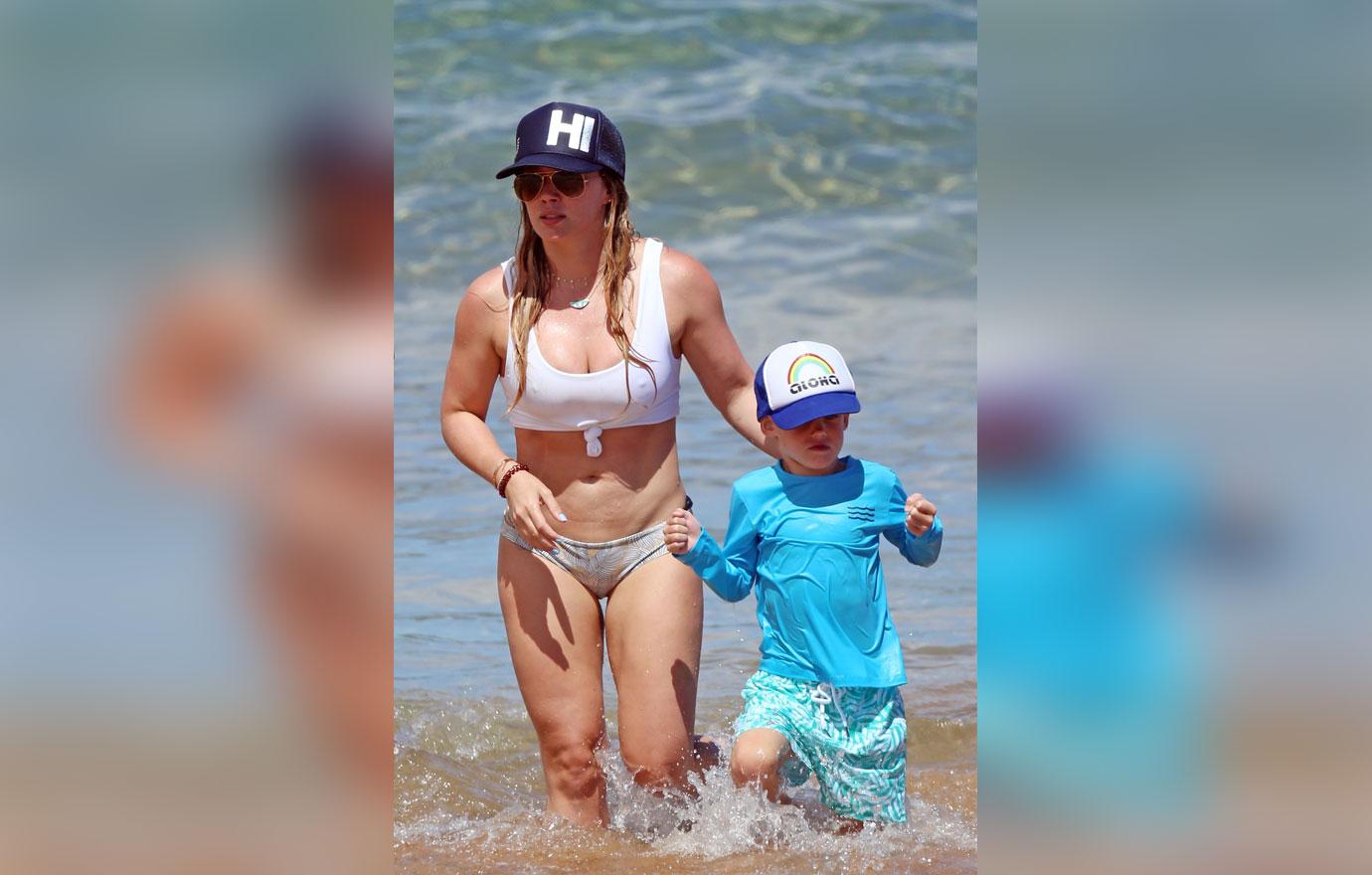 Hot Mama! Hilary Duff Flaunts Impressive Bikini Body On The Beach With Her  Son -- 8 Sizzling Photos