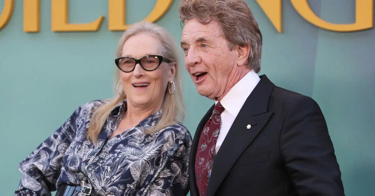 Photo of Martin Short was seen texting Meryl Streep while he was at the 2025 Emmys.