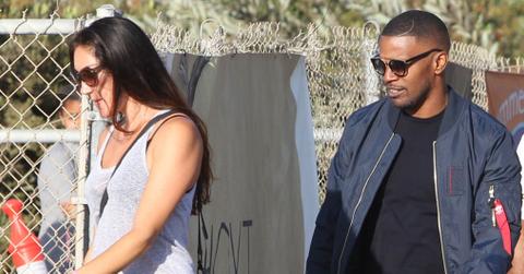 jamie foxx looks butt mystery woman pics