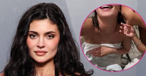 kylie jenner towel look vacation friends