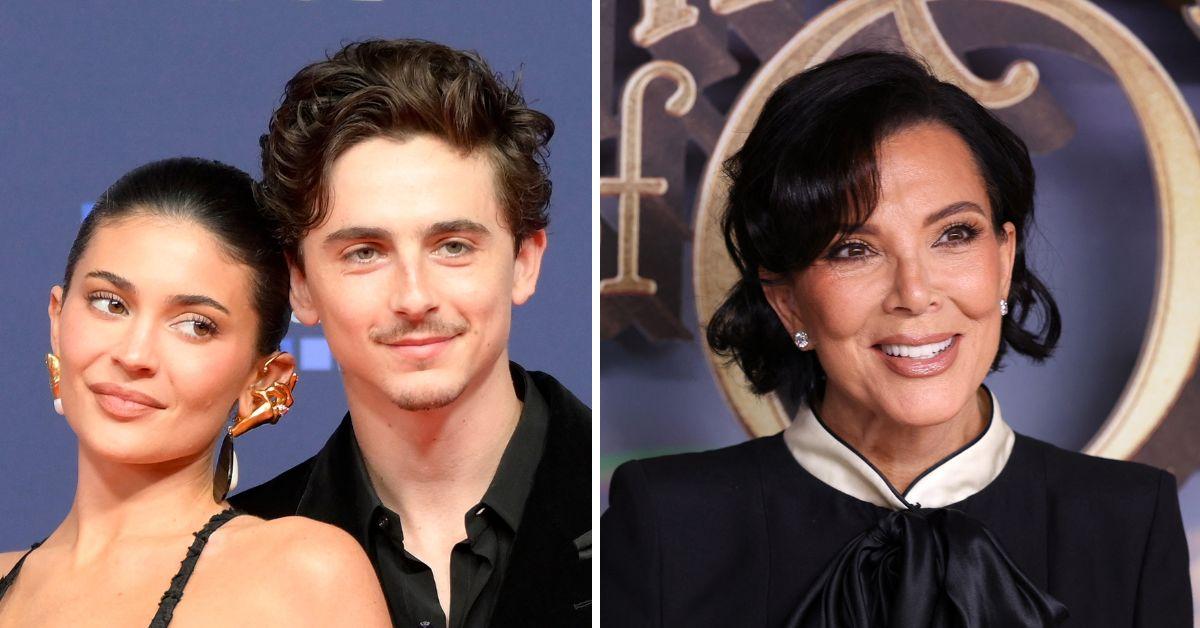 timothee chalamet skips kris jenner birthday