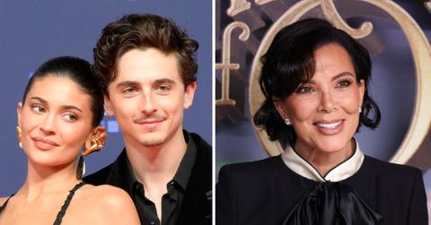 timothee chalamet skips kris jenner birthday
