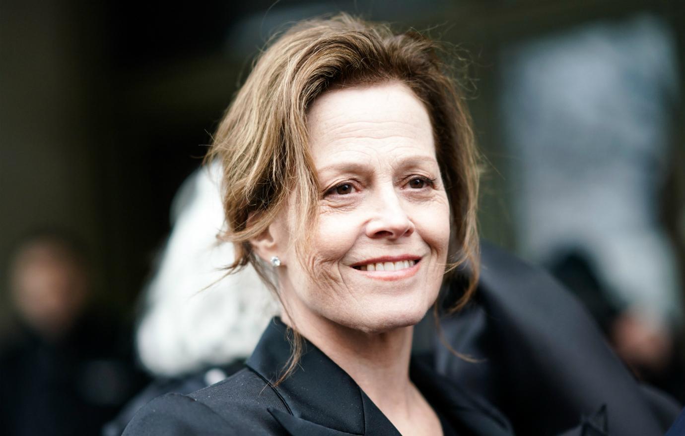 Sigourney Weaver attended the Stephane Rolland show, during Paris Fashion Week - Haute Couture Spring Summer 2020, on January 22, 2019 in Paris, France.