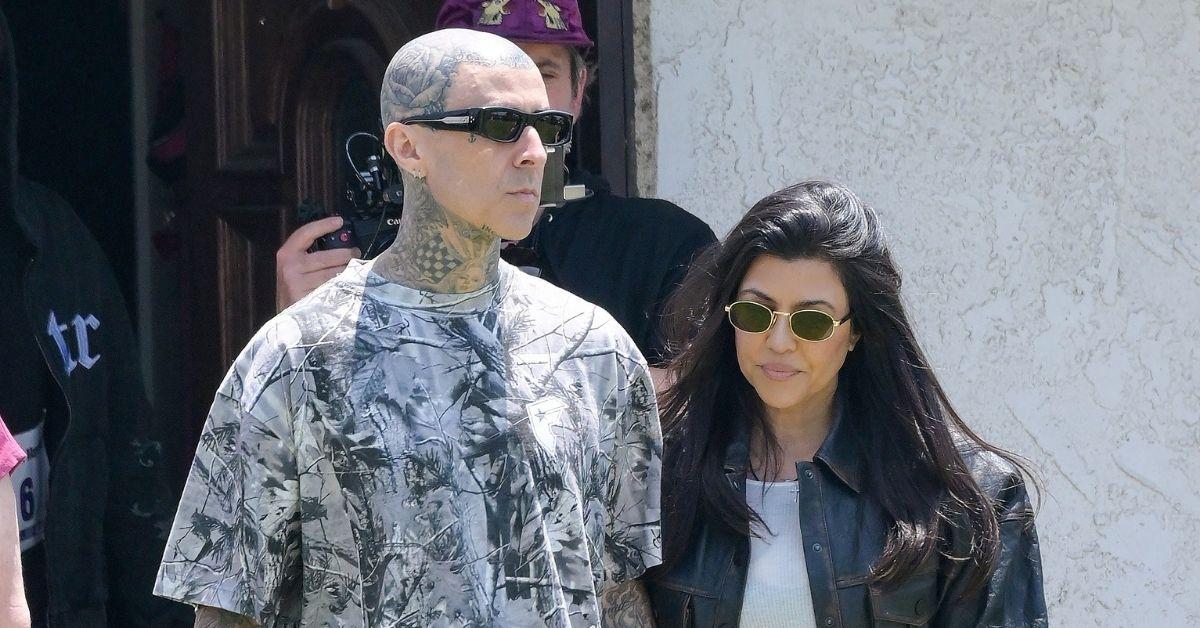 Photo of Travis Barker and Kourtney Kardashian
