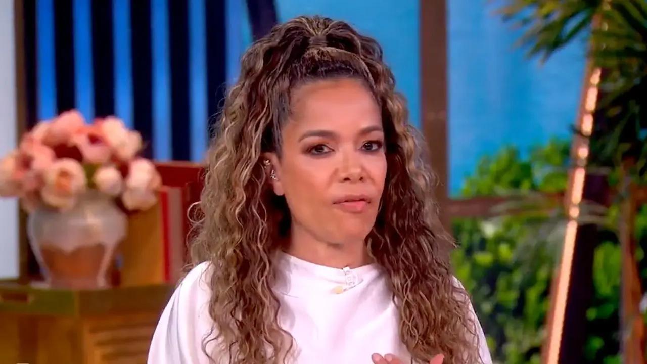 Image of Sunny Hostin said her question to Kamala Harris was meant to be a 'gift' to distance herself from President Joe Biden.