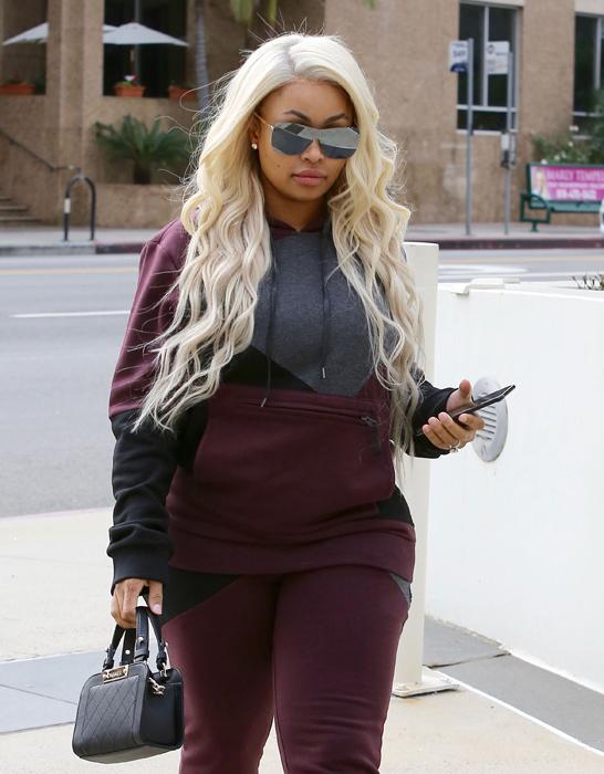 Blac Chyna Stops By A Law Office In Los Angeles