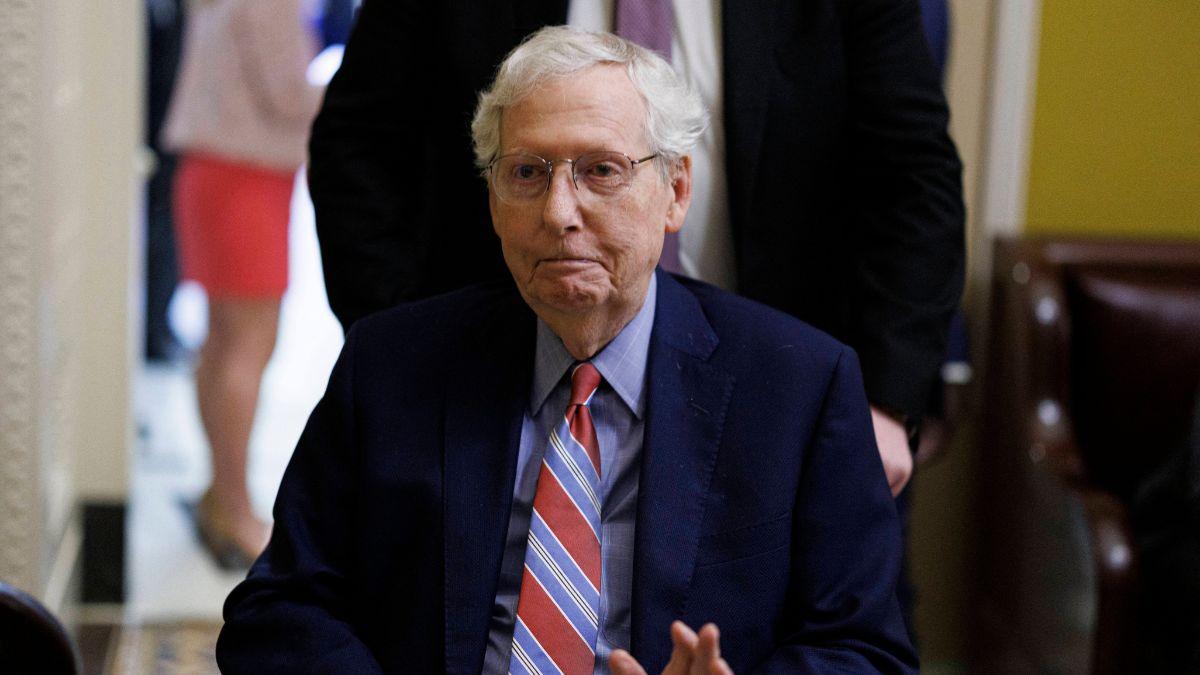 mitch mcconnell health update brain dead claims