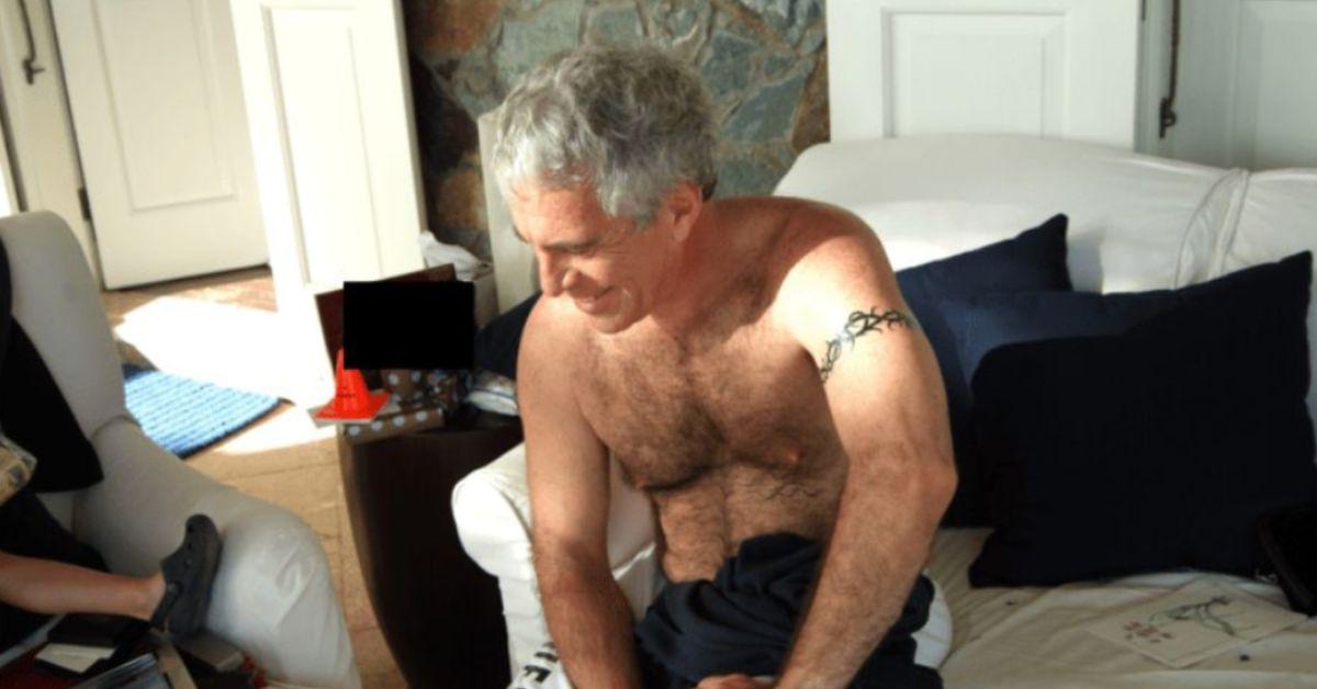 image of A child's leg seemed to be peeking out of the photo. 