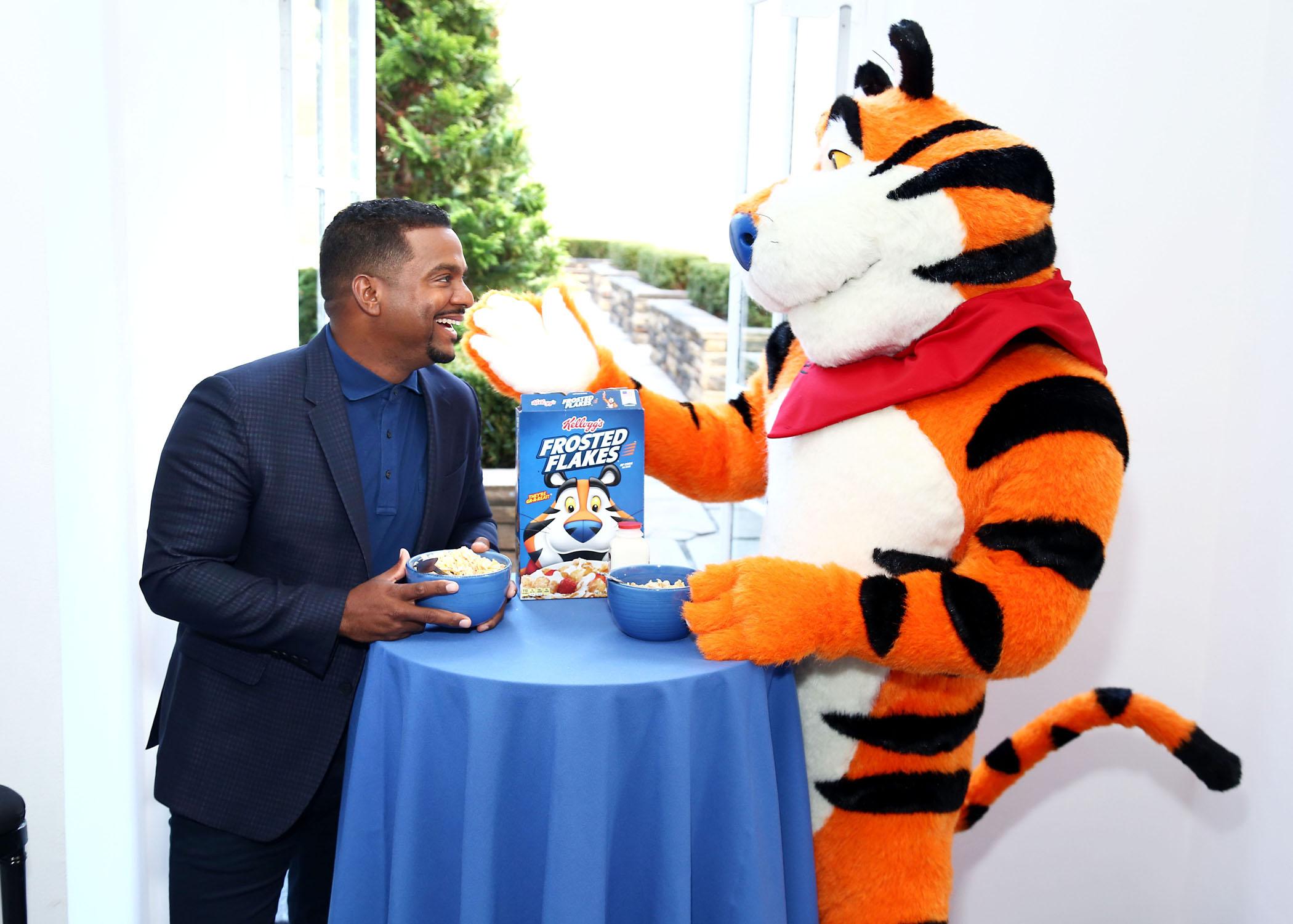 Tony the Tiger and Alfonso Ribeiro Announce the Kellog&#8217;s Frosted Flakes &#8216;Let Your Gr r reat Out&#8217; Campaign