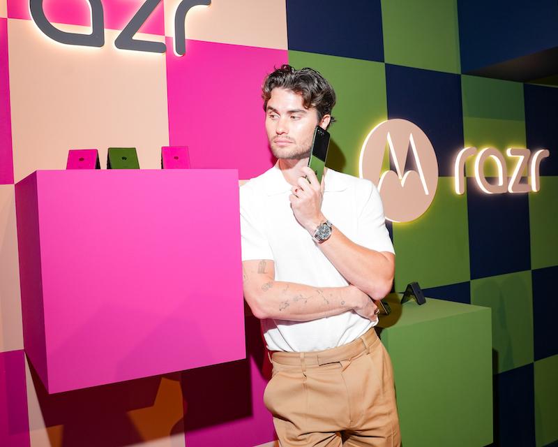 chase stokes at motorola house of razr