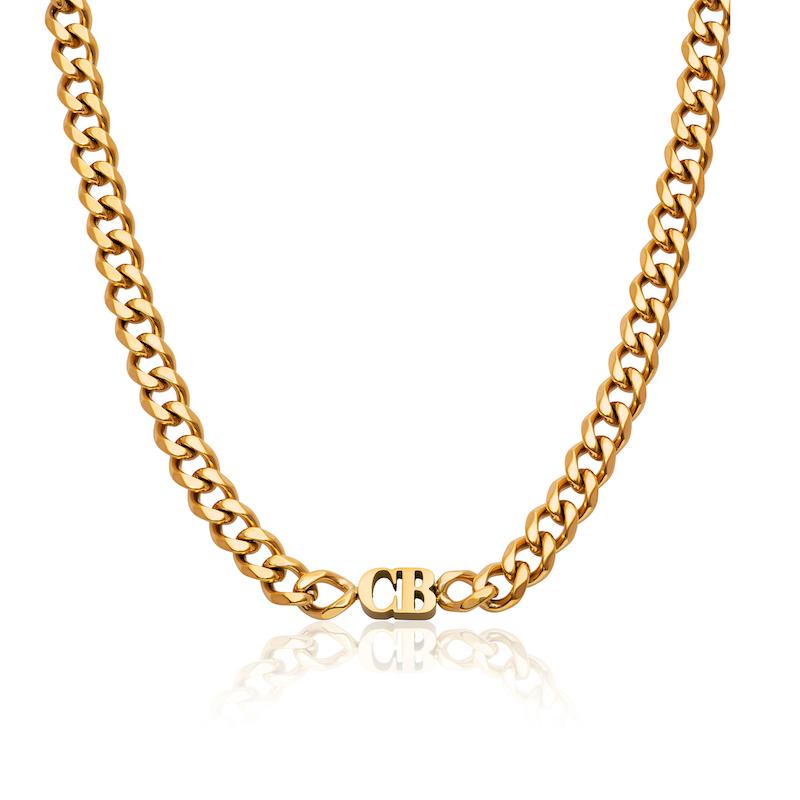 initial choker gold