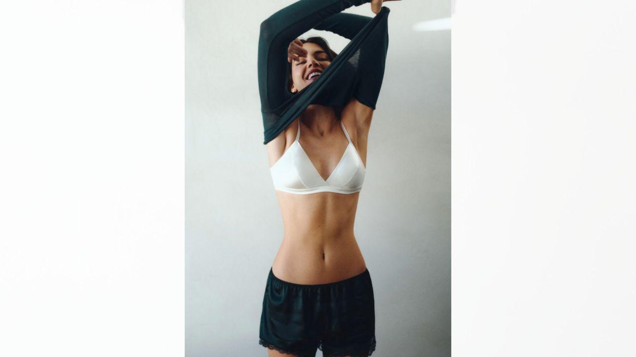 Image of Kendall Jenner is the face of the brand's fall campaign.