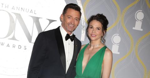 Photo of Hugh Jackman and Sutton Foster.