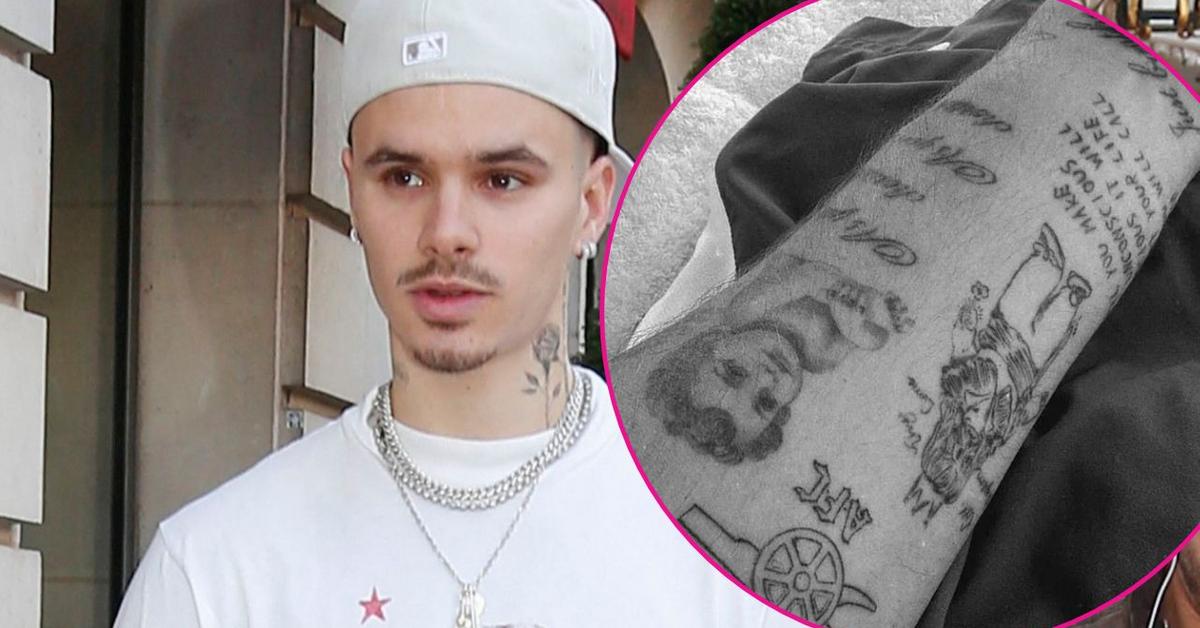 Romeo Beckham Shows Off New Soccer-Inspired Tattoo and Toned…