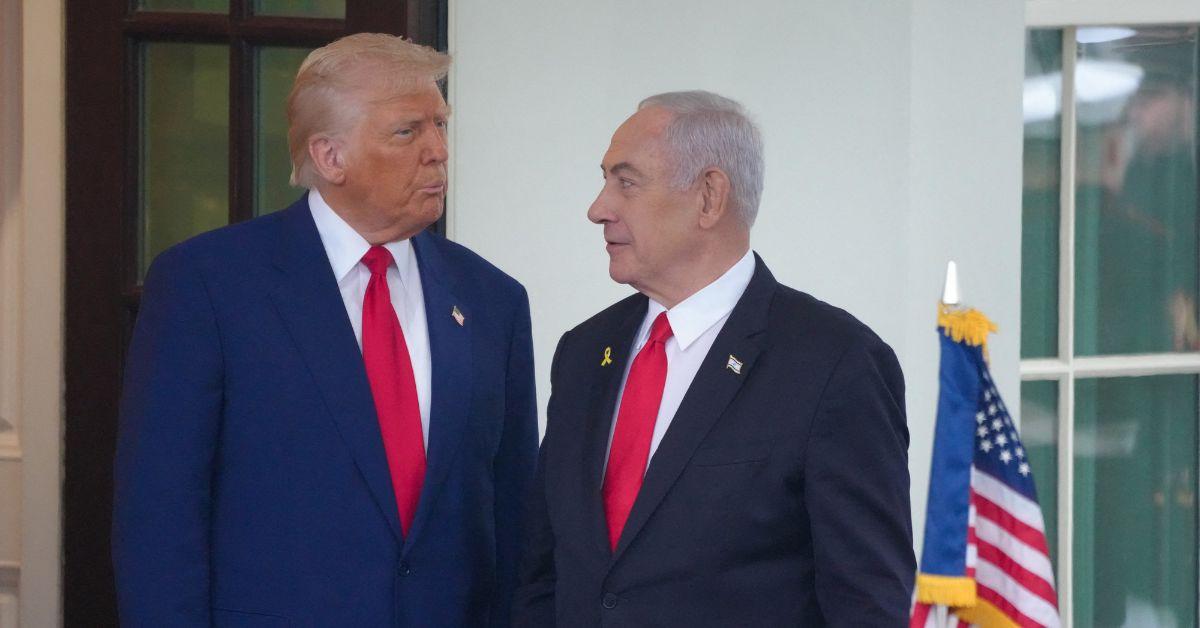 Photo of President Donald Trump and Israeli Prime Minister Benjamin Netanyahu