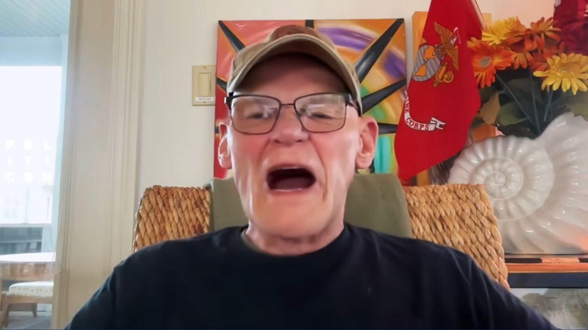 image of James Carville can't stand Donald Trump.