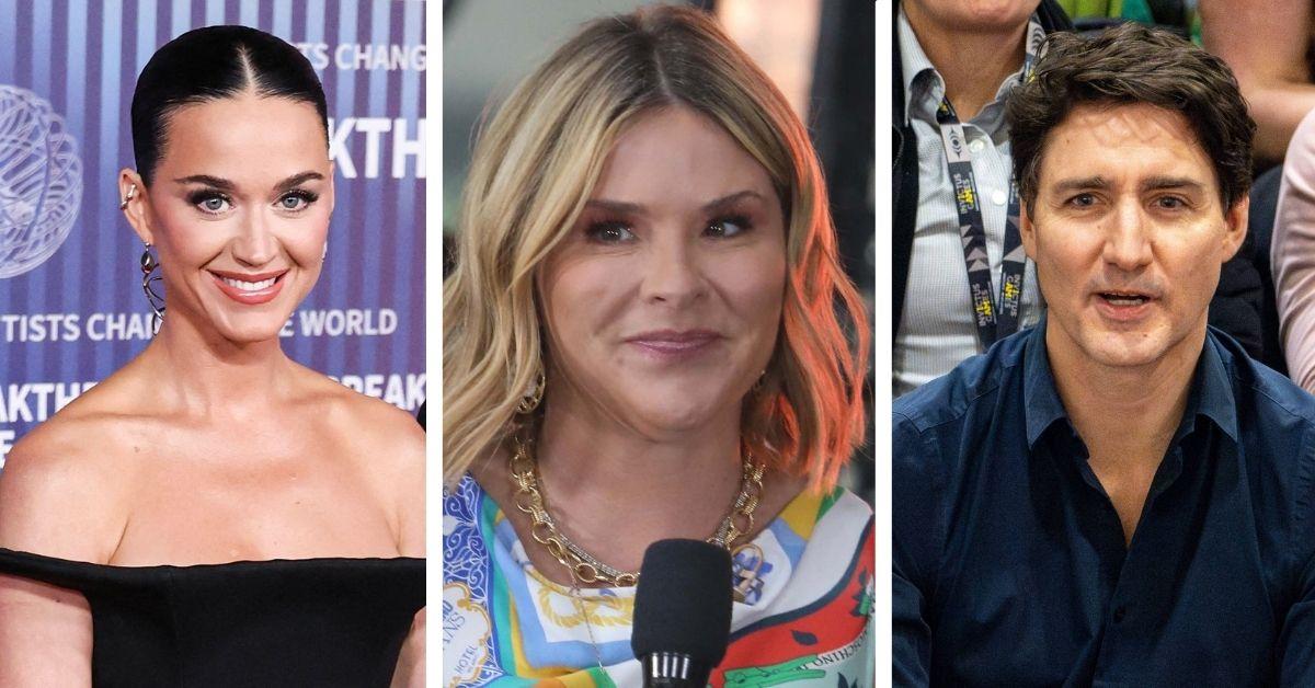 Photo of Katy Perry, Jenna Bush Hager and Justin Trudeau