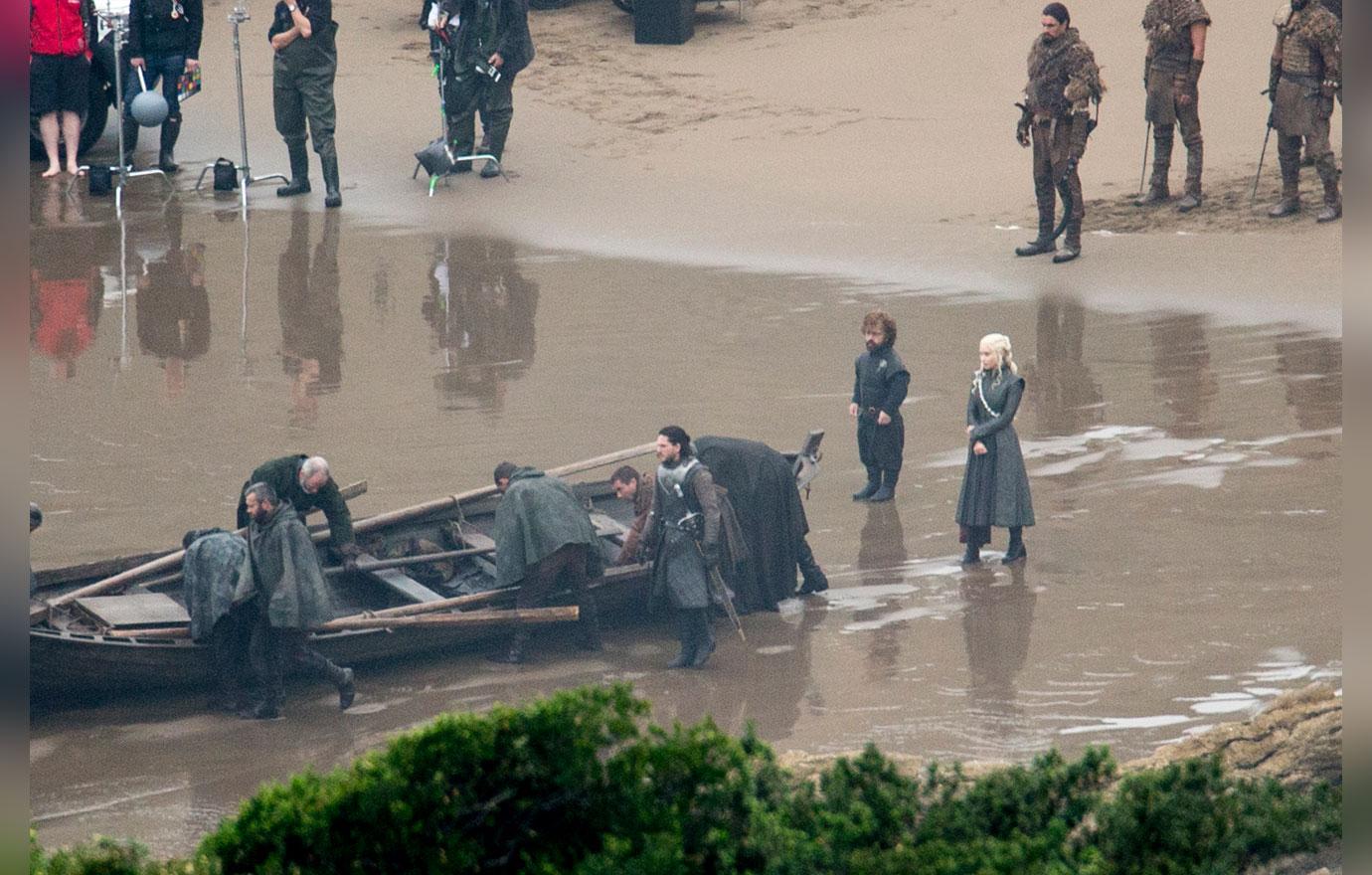 Game of Thrones Set Filming on October 26, 2016 in Zumaia