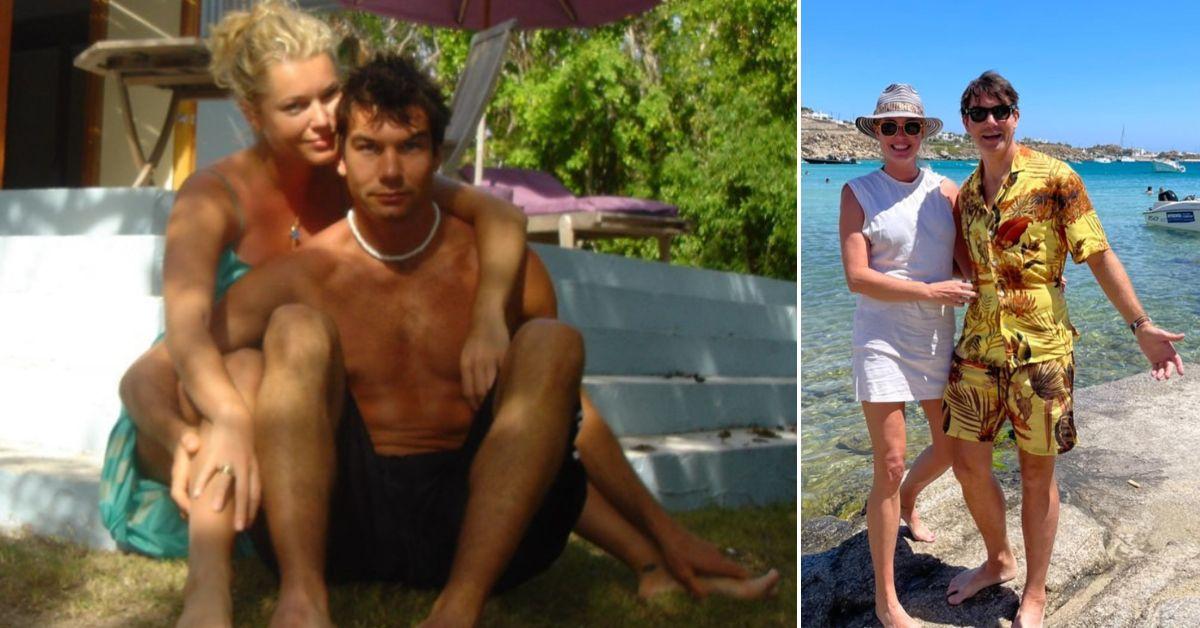 image of Rebecca Romijn and Jerry O'Connell married in 2007. 