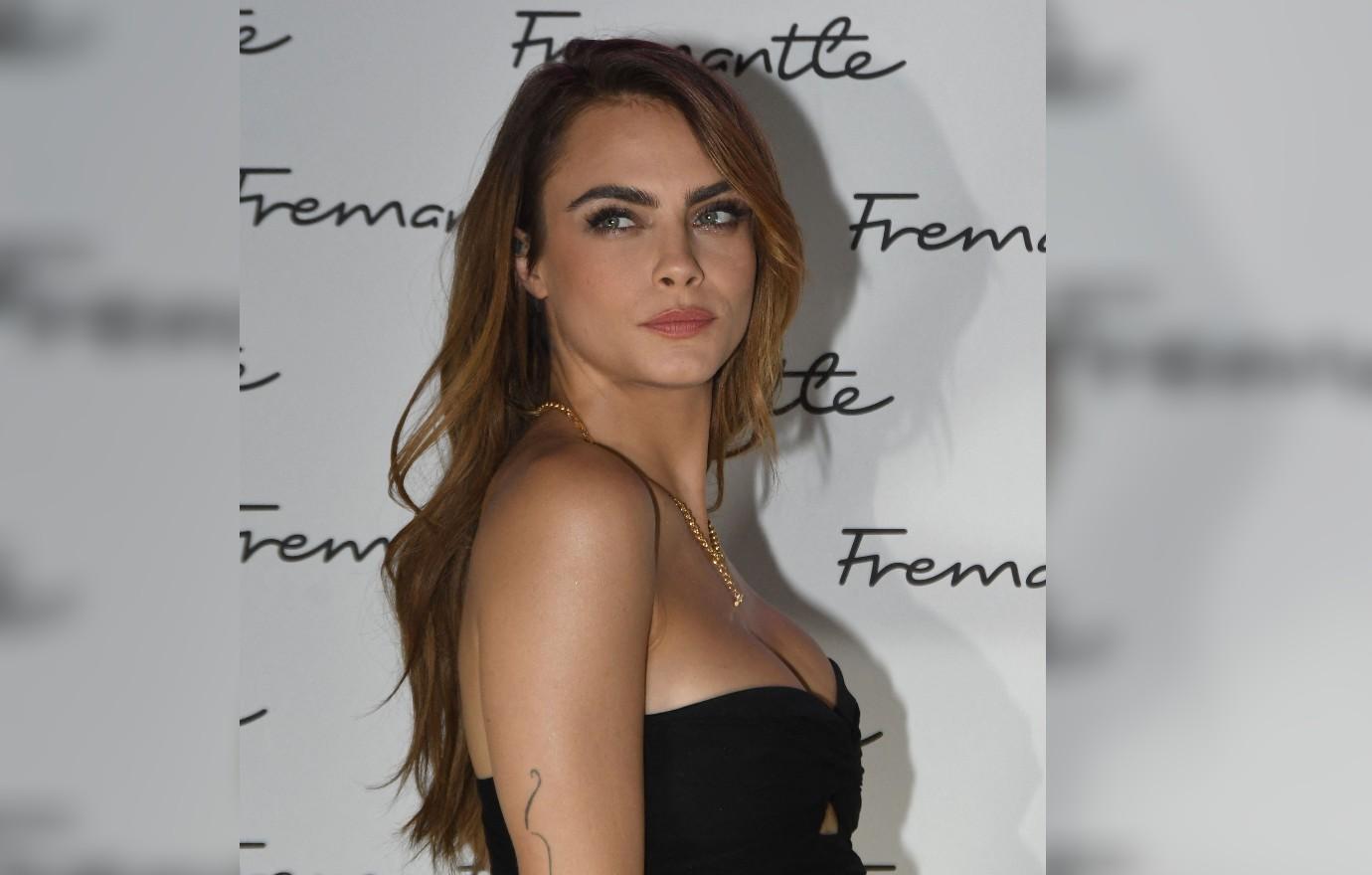 Cara Delevingne Flaunts Under-Boob Tattoo