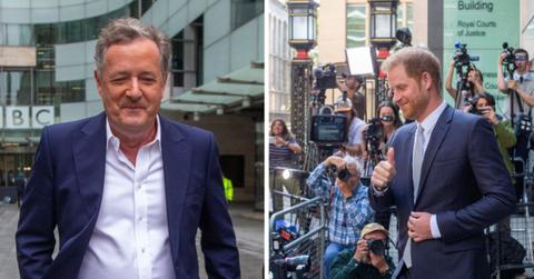 prince harry attacks piers morgan after settling lawsuit mirror group