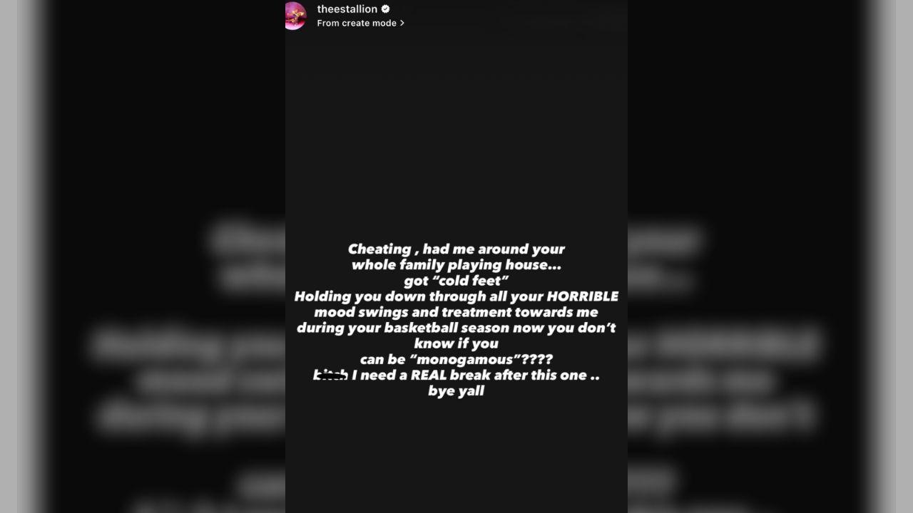 image of Instagram story. 